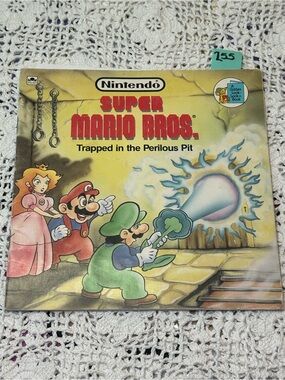 Vintage 1989 Nintendo Super Mario Bros. Trapped in a Perilous Pit